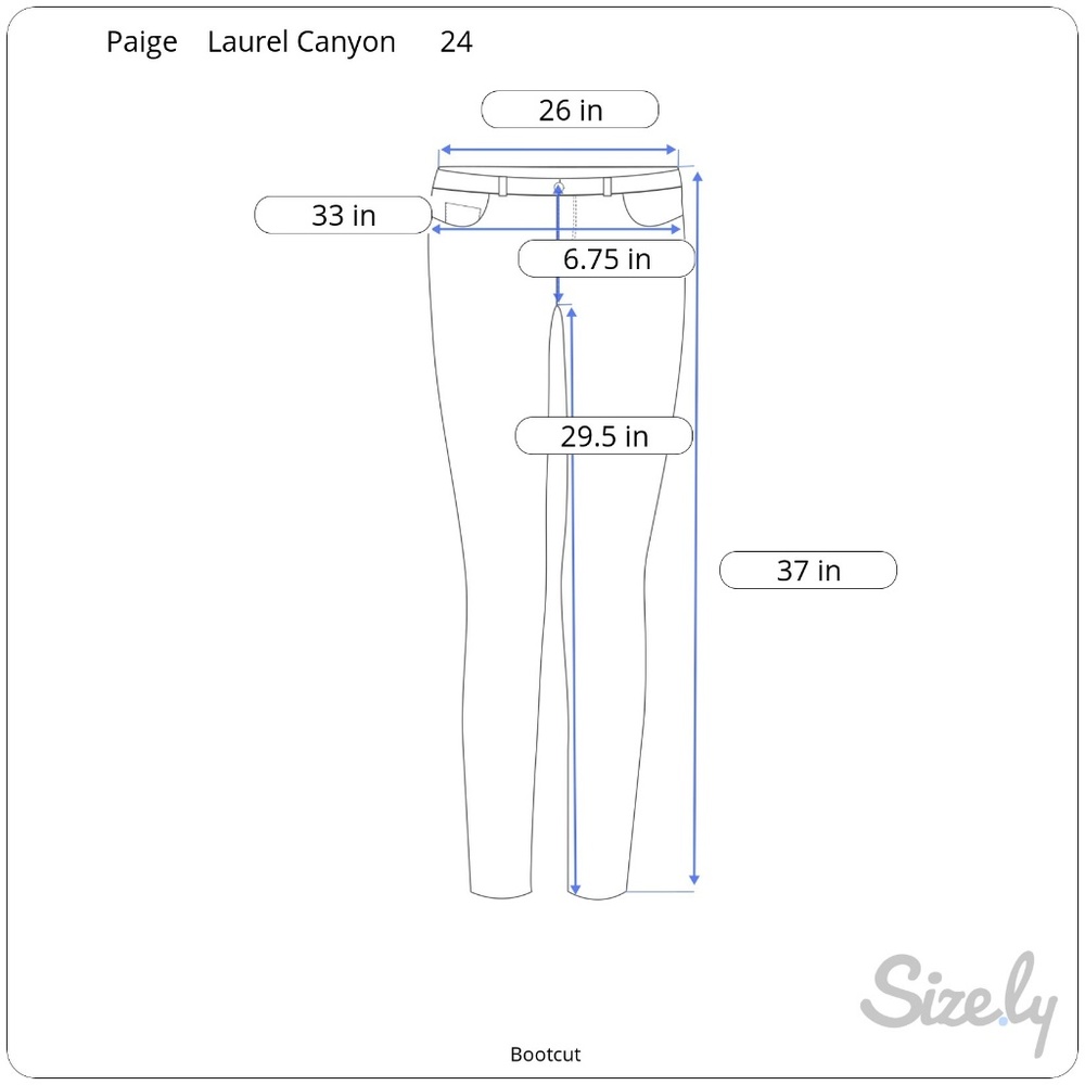 Paige Laurel Canyon Low-rise Boot Cut Jeans - Picture 3 of 7